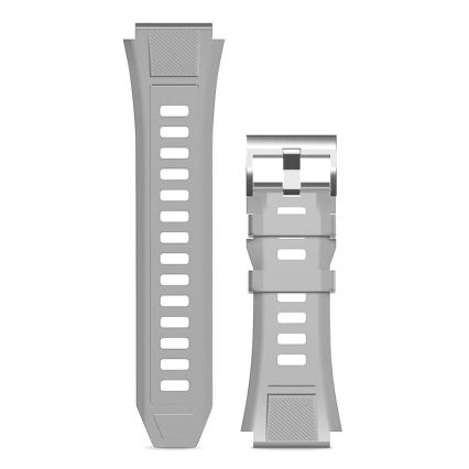 Aligator AW12SR - Smartwatch med GPS, 500 mAh, IP69K, sølv