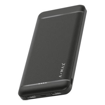 Aligator AX0003 - Powerbank A-MAX 10000 mAh 3,7V sort