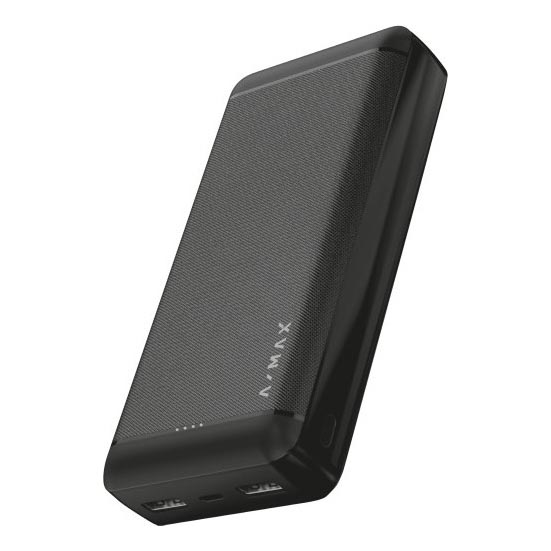 Aligator AX0004 - Powerbank A-MAX 20000 mAh 3,7 V sort