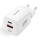 Aligator CHPD0020 - Hurtigoplader GaN Power Delivery 33 W USB-A + USB-C, hvid