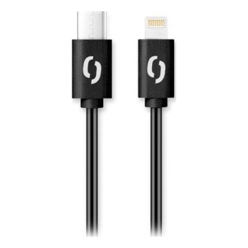 Aligator DATKP50 - USB-kabel USB-C til Lightning, 30 W Power Delivery, 1,5 m, sort