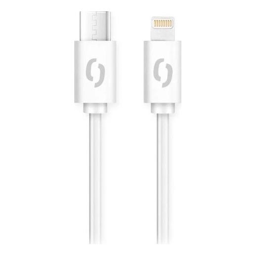 Aligator DATKP51 - USB-kabel USB-C / Lightning 30 W Power Delivery 1,5 m hvid