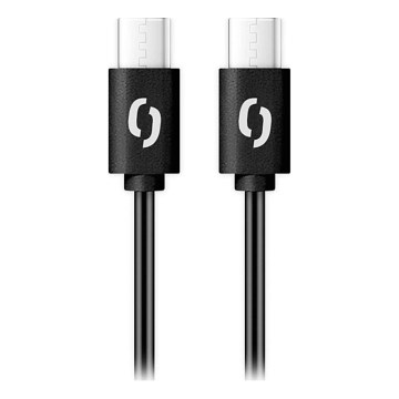 Aligator DATKP58 - USB-kabel USB-C/USB-C 65 W Power Delivery 2,5 m sort