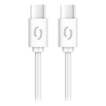 Aligator DATKP59 - USB-kabel USB-C / USB-C 65 W Power Delivery 2,5 m hvid