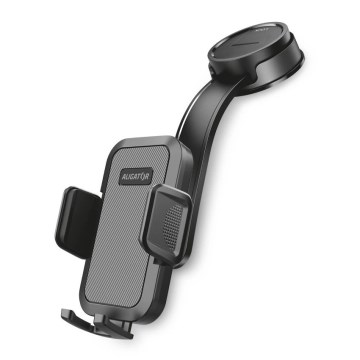 Aligator HA25 - Mobilholder til bilen med fleksibel arm, sort