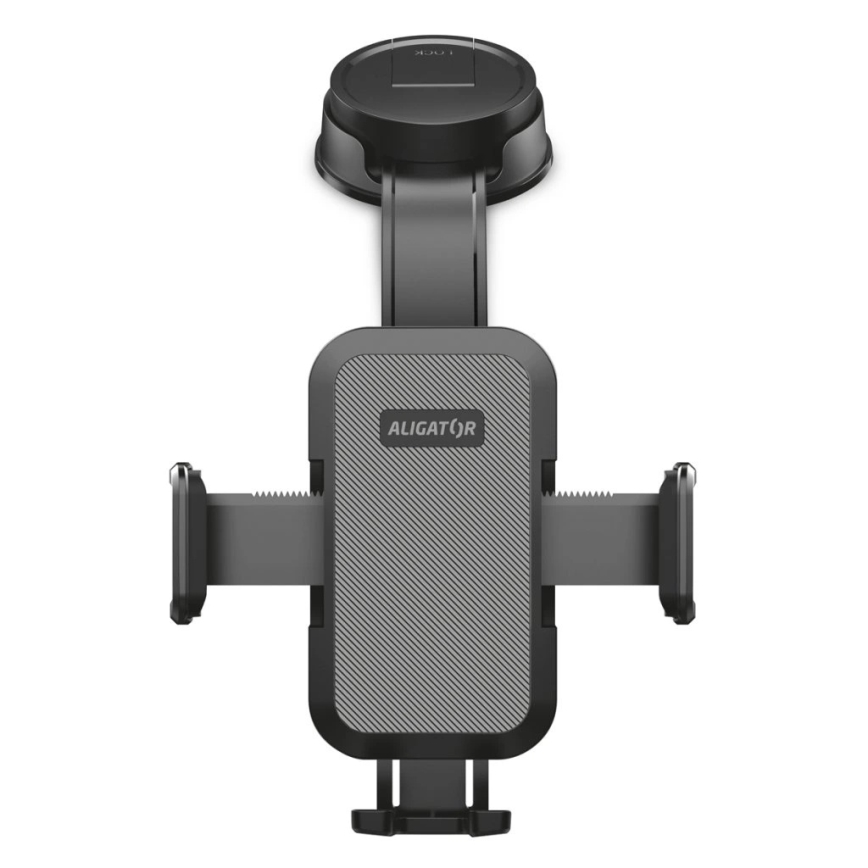 Aligator HA25 - Mobilholder til bilen med fleksibel arm, sort