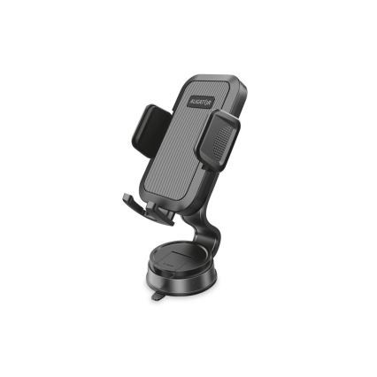 Aligator HA25 - Mobilholder til bilen med fleksibel arm, sort