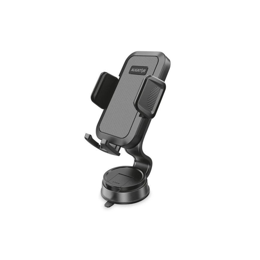 Aligator HA25 - Mobilholder til bilen med fleksibel arm, sort