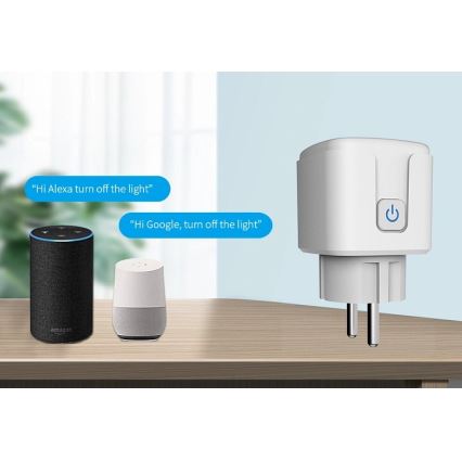 Aligator WAL001 - Smart stikkontakt 3680W/230V/Type E/16A Wi-Fi Tuya
