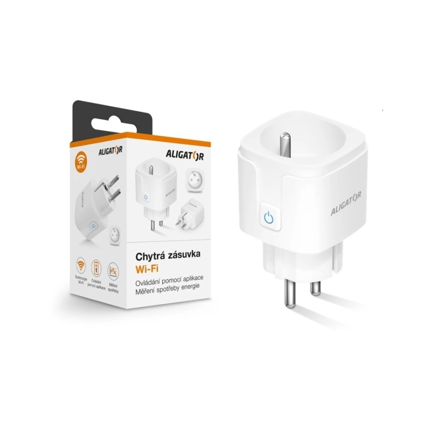 Aligator WAL001 - Smart stikkontakt 3680W/230V/Type E/16A Wi-Fi Tuya