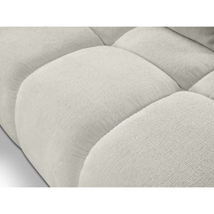 Udbetragelig hjørnesofa med opbevaring i L-form ALMADA venstrevendt beige