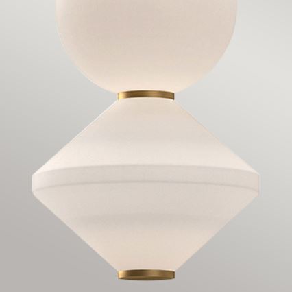Alora Mood - BIJOU LED-pendel på wire, 20W/230V, 3000K, guld