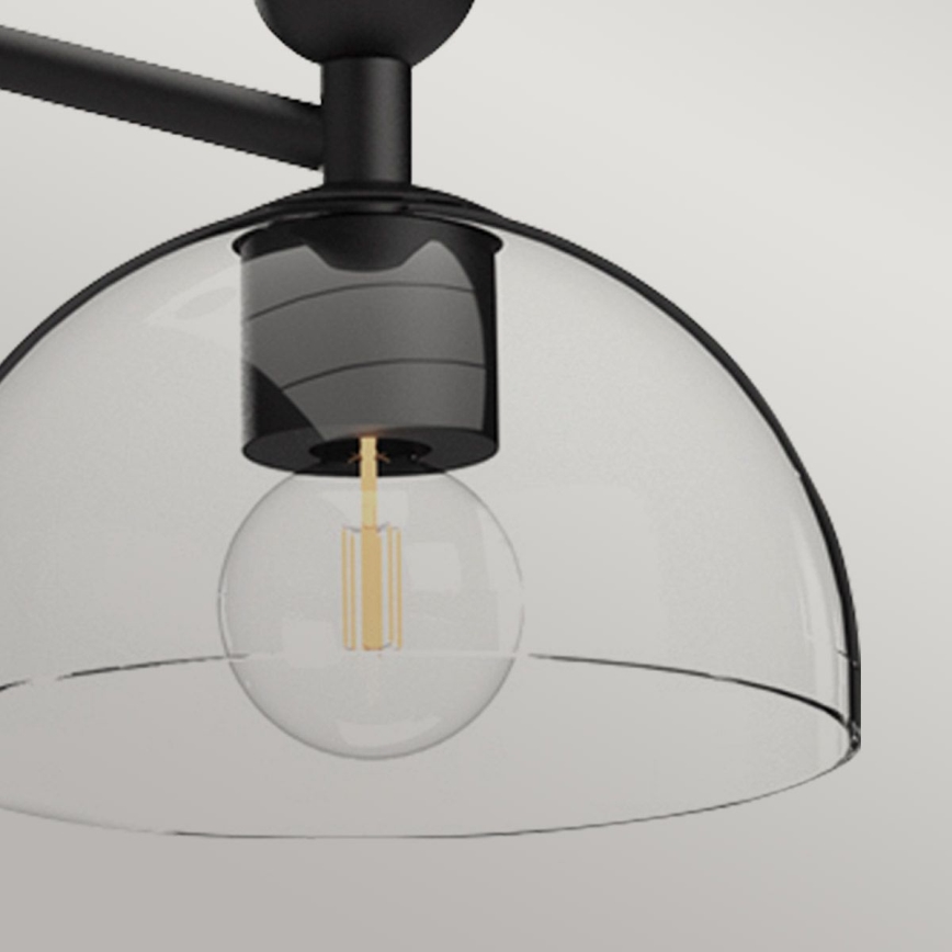 Alora Mood - Stangpendel JUDE 3xE27/60W/230V sort