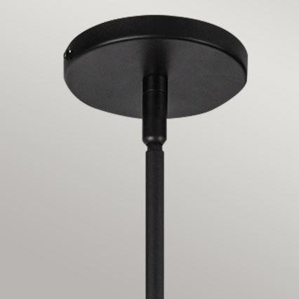 Alora Mood - Pendellampe med stang PERTH 1xE27/60W/230V Ø 37,5 cm sort