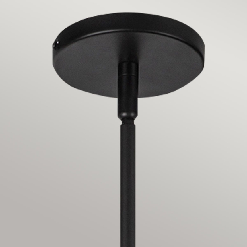 Alora Mood - Pendellampe med stang PERTH 1xE27/60W/230V Ø 37,5 cm sort