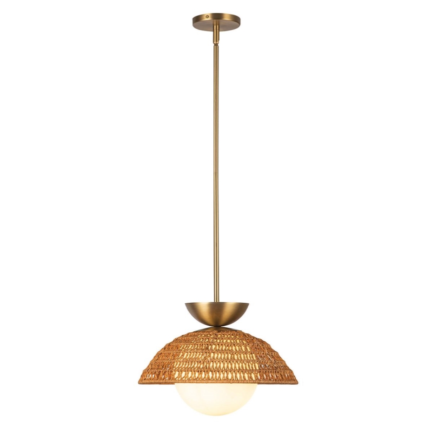 Alora Mood - Pendel på stang PERTH 1xE27/60W/230V Ø 37,5 cm guld
