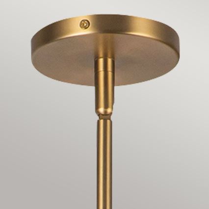 Alora Mood - Pendel på stang PERTH 1xE27/60W/230V Ø 37,5 cm guld