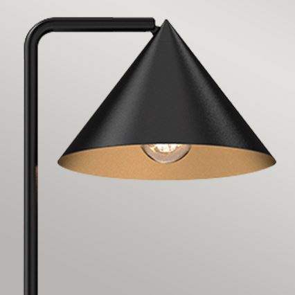 Alora Mood - Gulvlampe REMYCK 1xE27/60W/230V sort