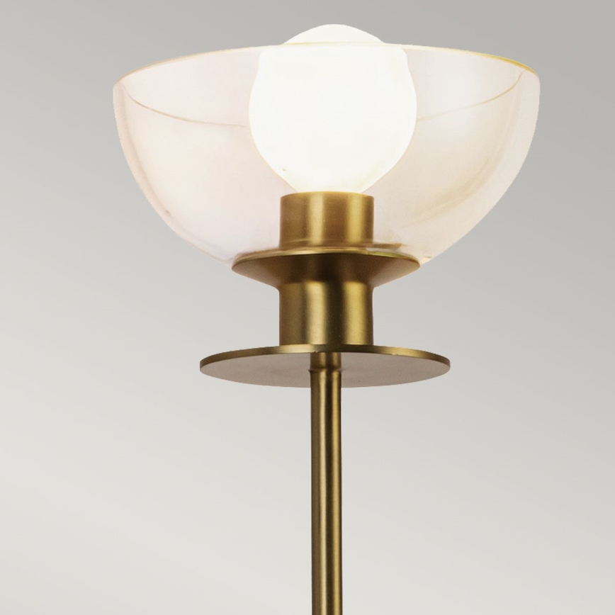 Alora Mood ALM-SYLVIA-1WB-BG-CL - Væglampe SYLVIA 1xE14/40W/230V guld