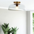 Alora Mood ALM-SYLVIA-SF-BG-CL - Loftlampe SYLVIA 1xE27/60W/230V guld