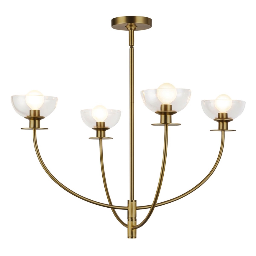 Alora Mood - Lysekrone på stang SYLVIA 4xE14/40W/230V guld