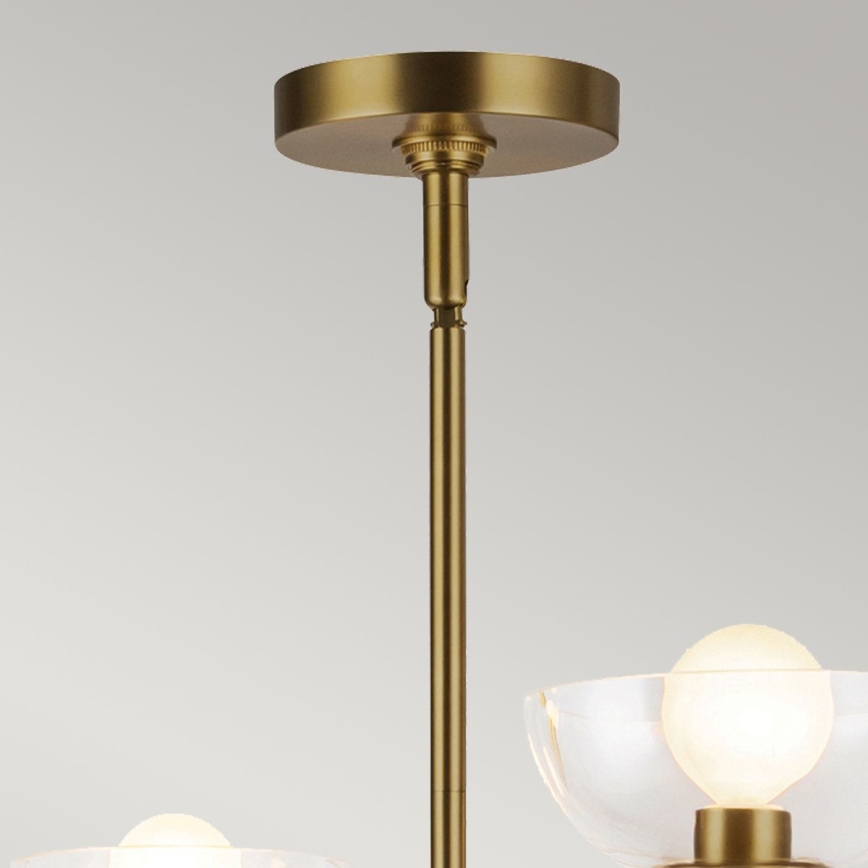 Alora Mood - Lysekrone på stang SYLVIA 4xE14/40W/230V guld