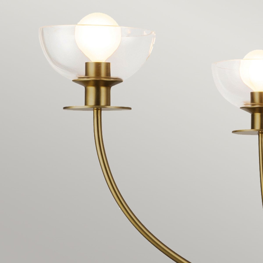 Alora Mood - Lysekrone på stang SYLVIA 4xE14/40W/230V guld