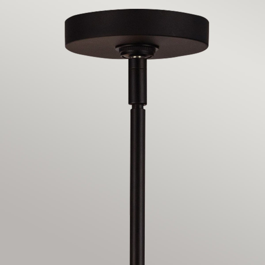 Alora Mood - SYLVIA pendellampe med stang 4xE14/40W/230V sort