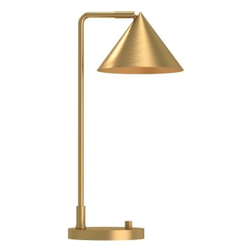 Alora Mood - Bordlampe REMYCK 1xE27/60W/230V guldfarvet