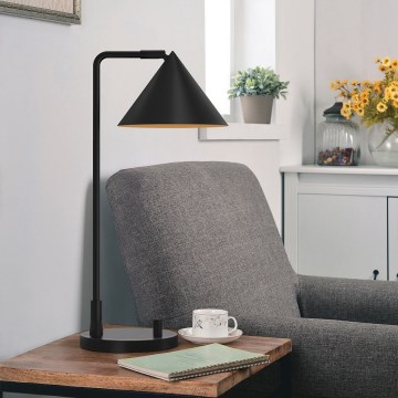 Alora Mood - Bordlampe REMYCK 1xE27/60W/230V sort