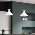 Alora Mood - Pendel på stang HALSTON 1xE27/60W/230V sort