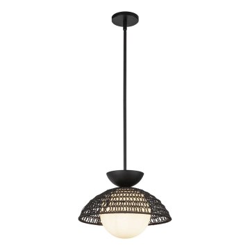 Alora Mood - Pendellampe med stang PERTH 1xE27/60W/230V Ø 37,5 cm sort