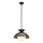 Alora Mood - Pendellampe med stang PERTH 1xE27/60W/230V Ø 37,5 cm sort