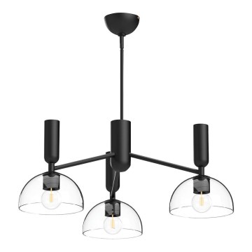 Alora Mood - Stangpendel JUDE 3xE27/60W/230V sort