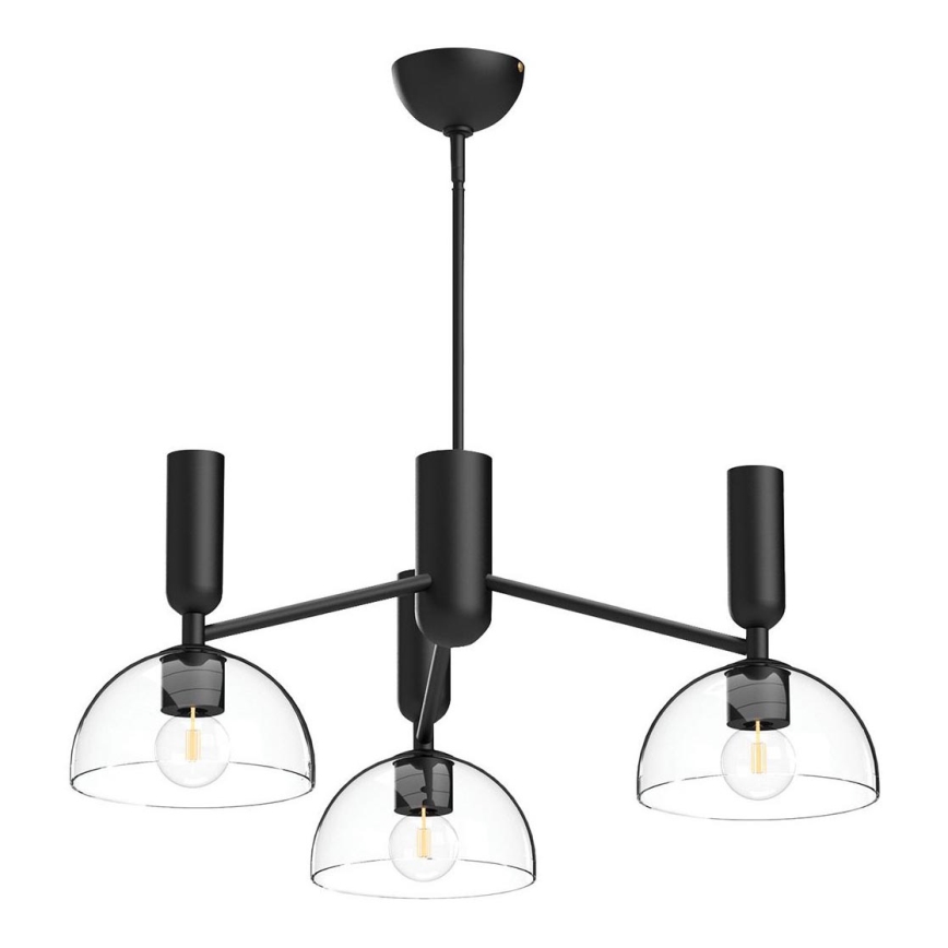 Alora Mood - Stangpendel JUDE 3xE27/60W/230V sort