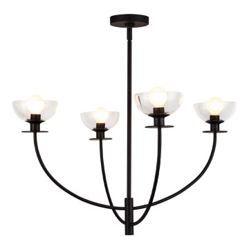 Alora Mood - SYLVIA pendellampe med stang 4xE14/40W/230V sort