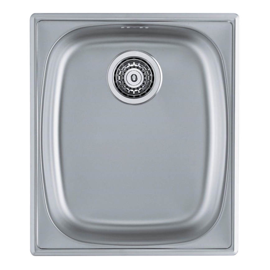 ALVEUS 1082195 - Køkkenvask BASIC 44x38 cm mat stål/satin, stor outlet