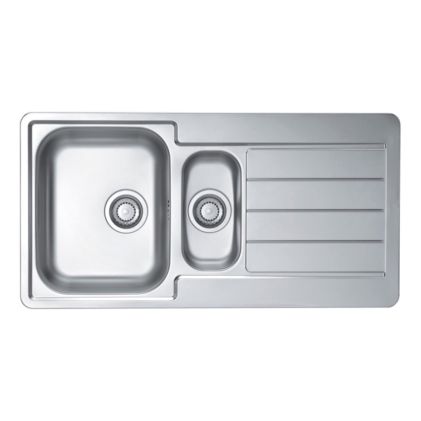 ALVEUS 1082440 - Køkkenvask LINE 98x50 cm mat stål/satin