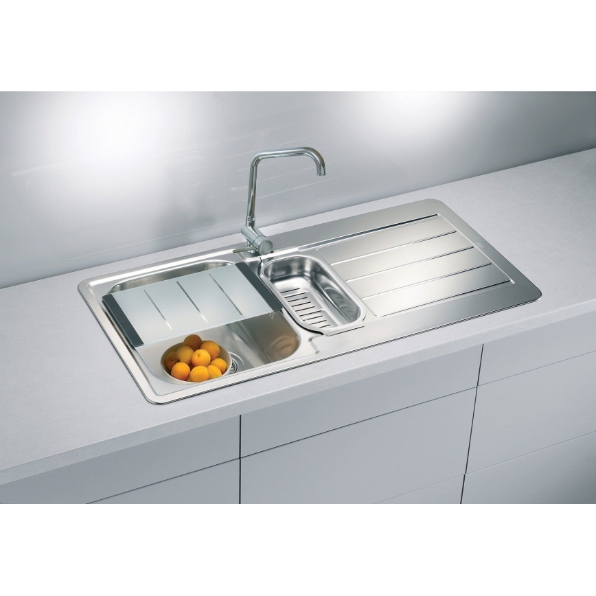 ALVEUS 1082440 - Køkkenvask LINE 98x50 cm mat stål/satin