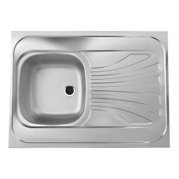 ALVEUS 1095618 - Køkkenvask CLASSIC 80x60 cm mat stål/satin uden kant, drejelig