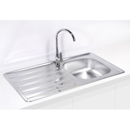 ALVEUS 1098938 - Køkkenvask ZOOM 79x50 cm satin, til topmontering