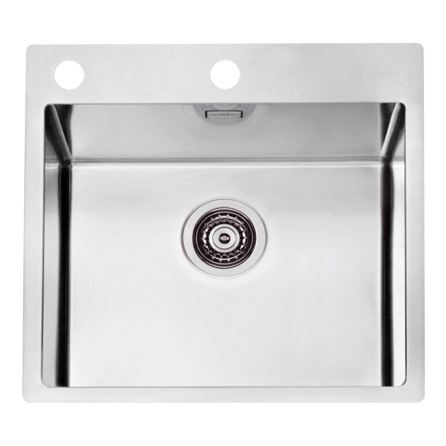 ALVEUS 1103609 - Køkkenvask PURE 52,5x51,5 cm satin