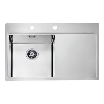 ALVEUS 1103610 - Køkkenvask PURE 79x52,5 cm satin, venstre