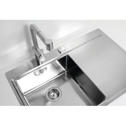 ALVEUS 1103610 - Køkkenvask PURE 79x52,5 cm satin, venstre