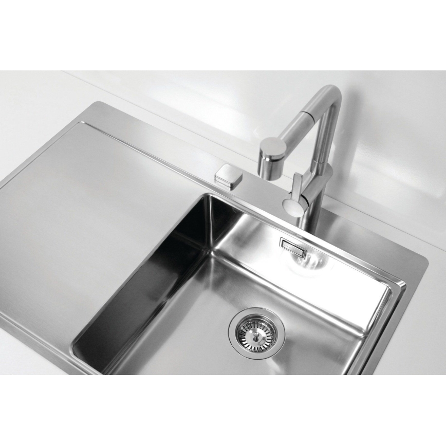 ALVEUS 1103651 - Køkkenvask PURE 79x52,5 cm satin, højre