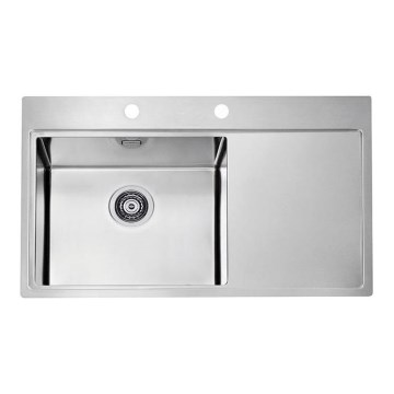 ALVEUS 1103652 - Køkkenvask PURE 86x52,5 cm satin, venstre