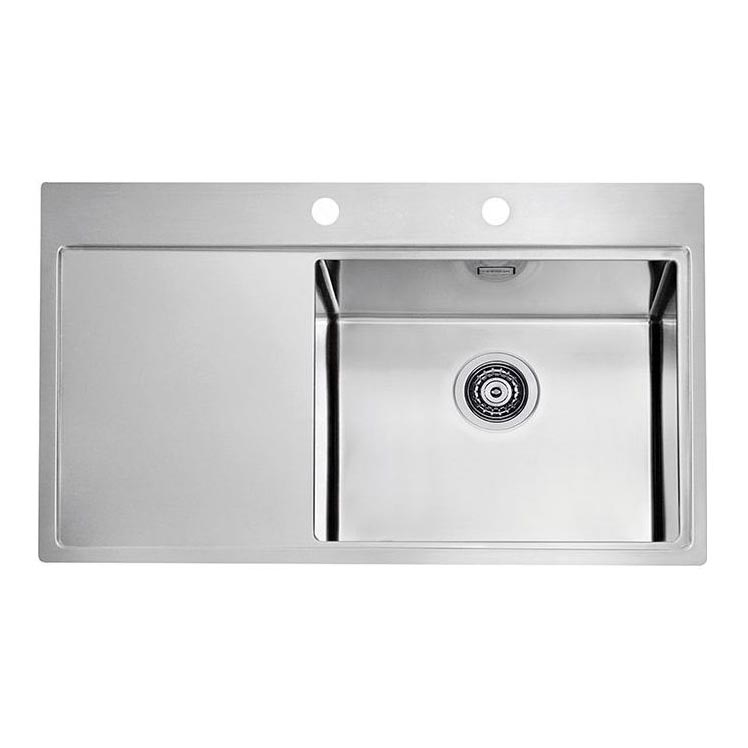 ALVEUS 1103653 - Køkkenvask PURE 86x52,5 cm satin, højre