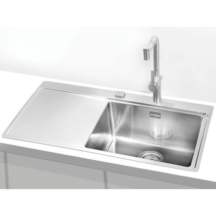 ALVEUS 1103653 - Køkkenvask PURE 86x52,5 cm satin, højre