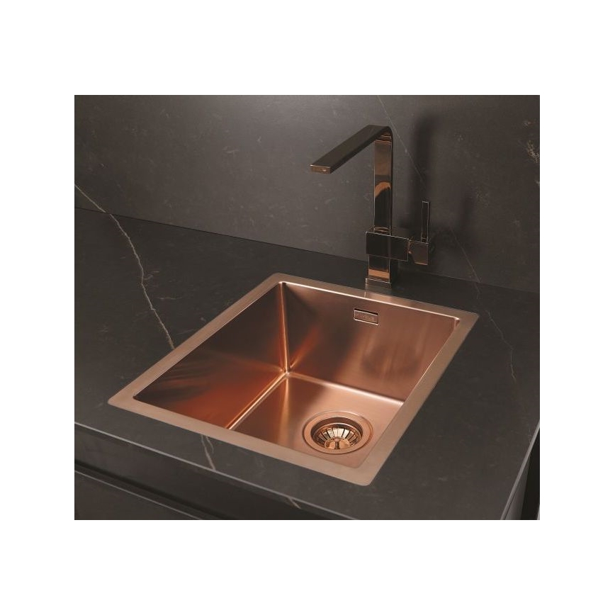 ALVEUS 1122689 - Køkkenvask QUADRIX 45x45 cm kobber