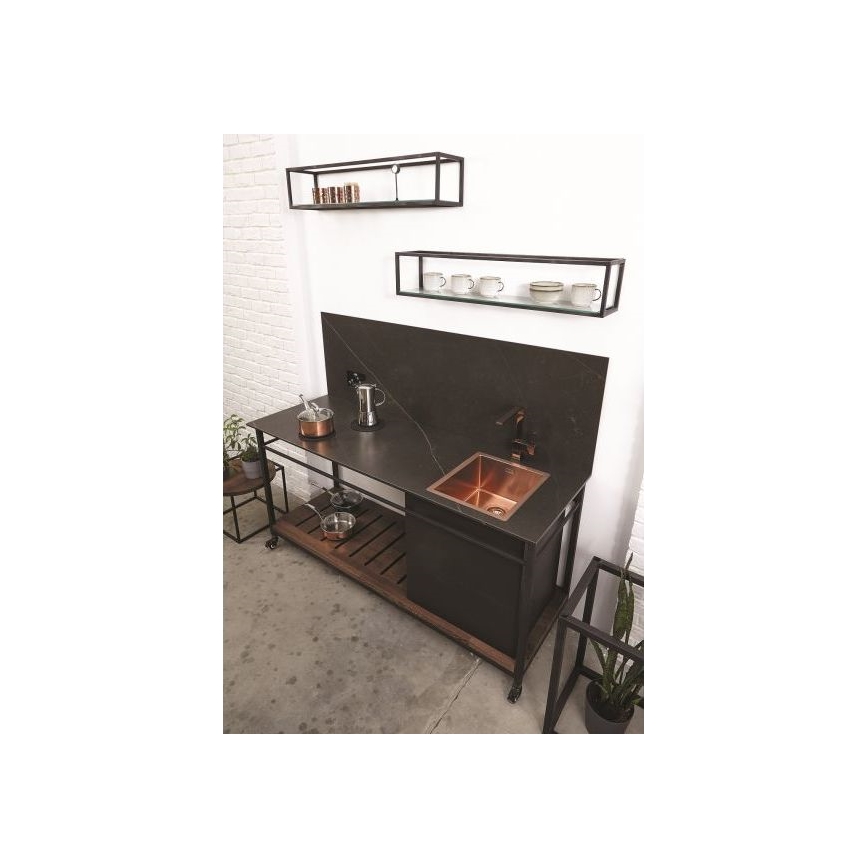 ALVEUS 1122689 - Køkkenvask QUADRIX 45x45 cm kobber